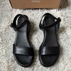 Patina Black Women's Sandals